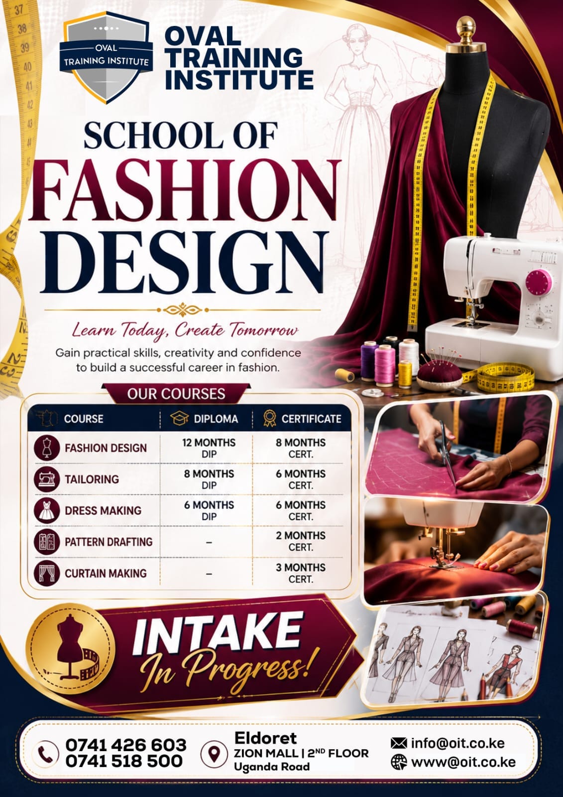 Certificate in Tailoring